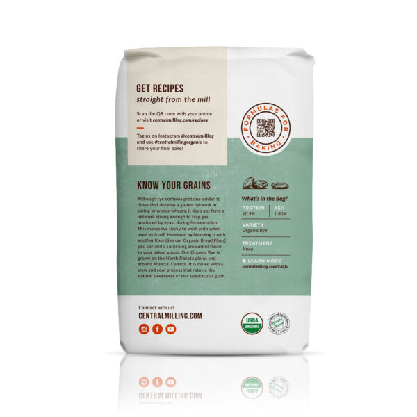 Organic Whole Dark Rye Flour - Image 6
