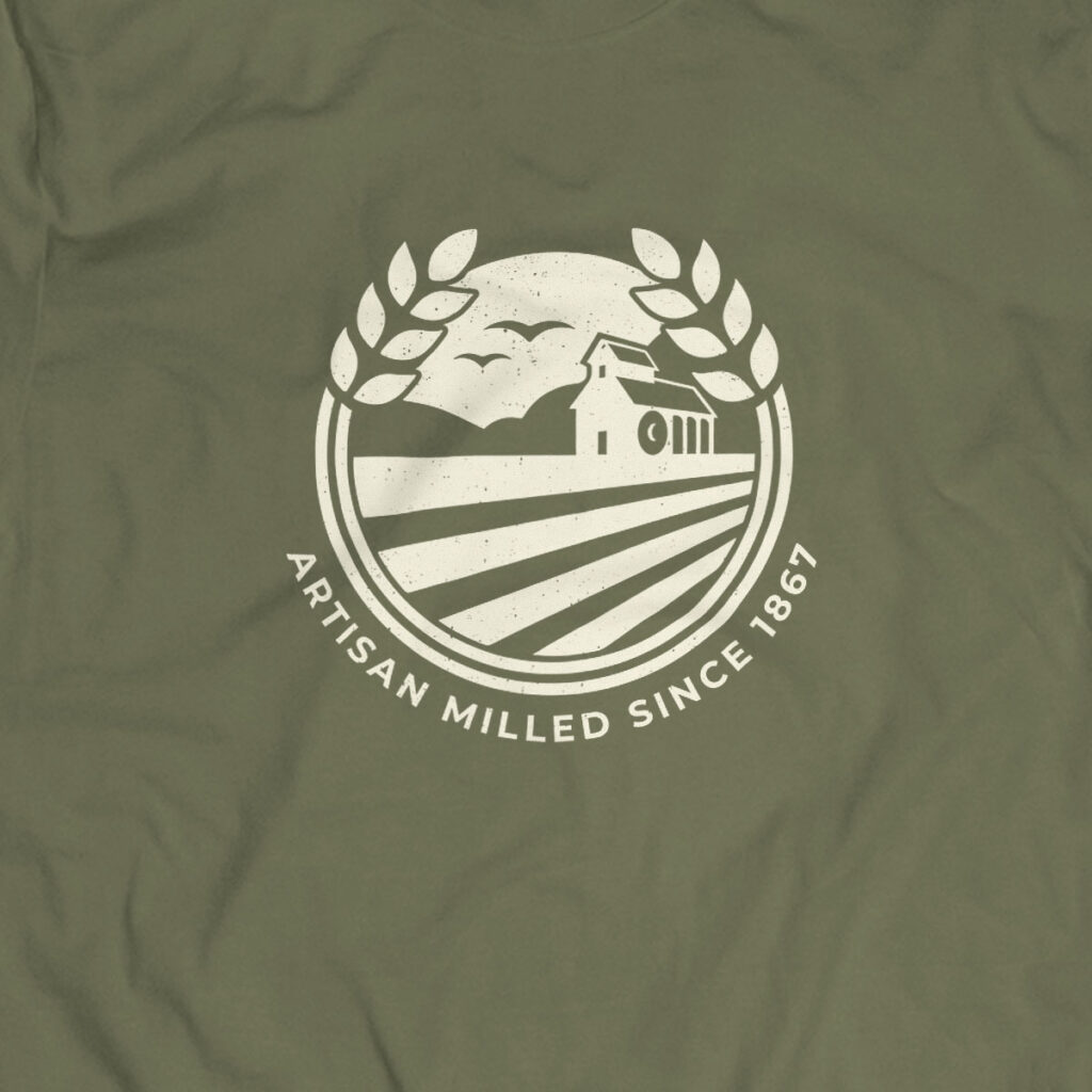 Green Full Circle Shirt Detail