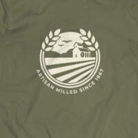 Green Full Circle Shirt Detail