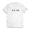 I Heart Gluten Organic Tee - White