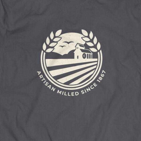 Full Circle Organic Tee - Gray - Image 2